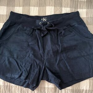 Calvin Klein Navy Women's Cargo Shorts